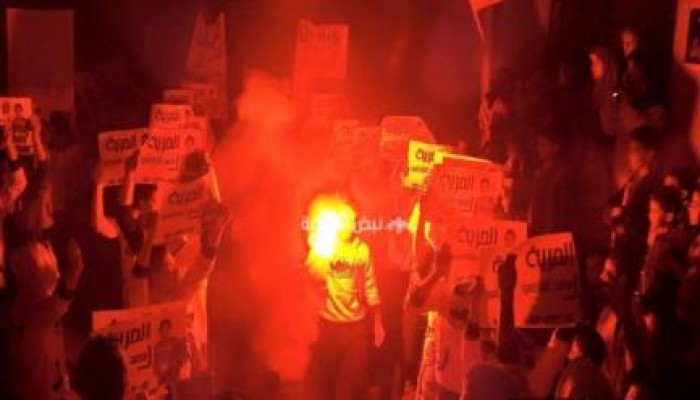 الجيزة: مسيرة ليلية مهيبة لأولتراس مصر سياسي بـ "بني مجدول"