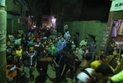 مسيرتان ليليتان بمركز الفيوم تنديدا بالأحكام الصادرة بحق رافضى الانقلاب