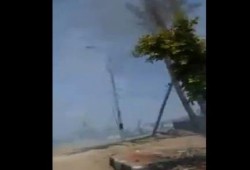 إهمال الانقلاب : حريق هائل يتسبب في تكدس السيارات بطريق أسيوط سوهاج