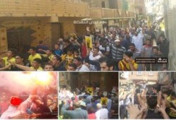 أولتراس صفطاوى ومصر السياسى يشعلان صفط اللبن