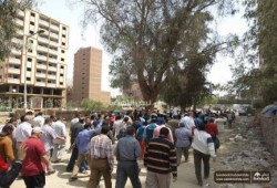 رغم الحصار الأمني.. أحرار العمرانية يواصلون حراكهم الثوري