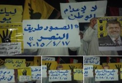 شمال سيناء: وقفة ليلية بمركز بئر العبد فى جمعة "الصمود طريق النصر"