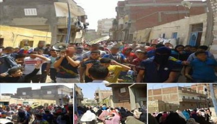 تحت شعار "الصمود طريق النصر"..ثوار حوش عيسي ينتفضون في مسيرتين رفضا لجرائم الانقلاب