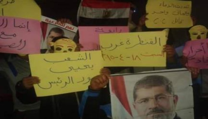 الإسماعيلية: وقفة ليلية لثوار القنطرة غرب في ثان أيام أسبوع "الصمود طريق النصر"