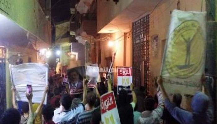 مسيرة رافضة للانقلاب بقرية أبو رواش بالجيزة