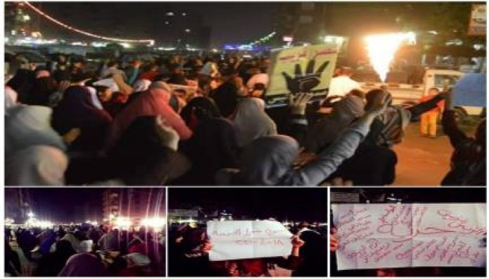 مسيرة ليلية ضد أحكام الإعدام الجائرة بـ شبرا الخيمة