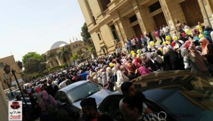 جامعة القاهرة تنتفض ضد الانقلاب بالفعالية رقم 100 وفاء لشهداء الجامعة