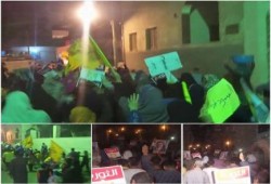 مسيرة ليلة مناهضة للانقلاب بقرية "طرخان" بالجيزة