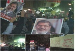 مسيرة ليلية مناهضة للانقلاب الدموي بالمعادي