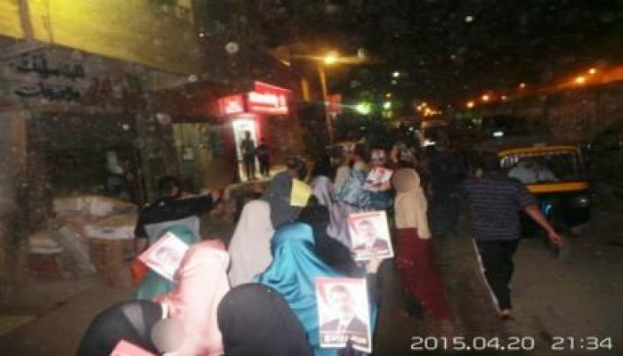 مسيرة لأهالي الخانكة للمطالبة بالقصاص للشهداء