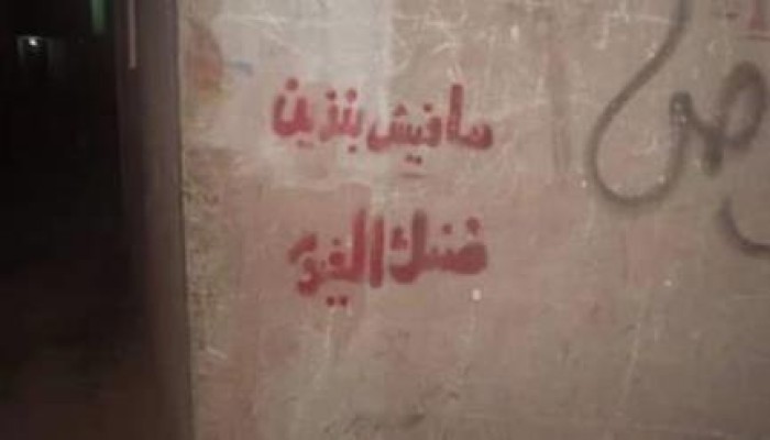 "ضنك" تدشن حملة كتابة على الحوائط بإحدى قرى الفيوم تنديدا بسوء الأحوال المعيشية