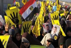 مسيرة حاشدة بفاقوس تحيي صمود الرئيس مرسي