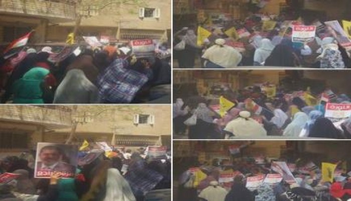 ثوار المعادي يعلنوها بقوة "الشعب يحيي صمود الرئيس"