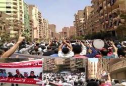 فيديو.. الجيزة تنتفض بـ 10 تظاهرات حاشدة تحية لصمود الرئيس