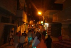 تظاهرة بمدينة بنى سويف تندد باستشهاد 4 من رافضى الانقلاب العسكرى