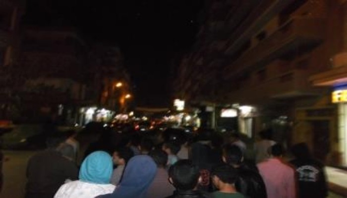 انتفاضة ليلية لثوار "دمنهور" دعمًا لشرعية وصمود الرئيس "مرسي"