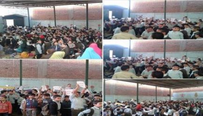 طلاب مدرسة في الغربية يضربون عن الامتحانات احتجاجًا على فصل معلمين