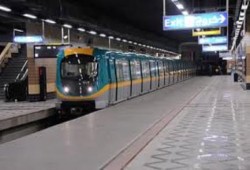 توقف حركة مترو العباسية بعد اصطدام قطارين