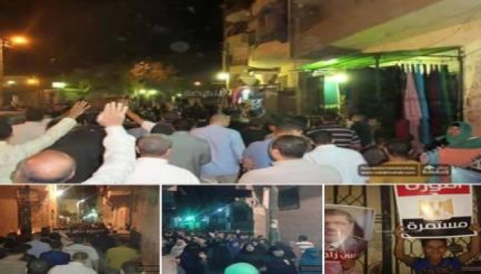 الجيزة: كرداسة‬ تتظاهر رفضاً للحملات المتكررة على المدينة
