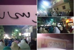 ثوار أسيوط يحيوون صمود الرئيس محمد مرسى