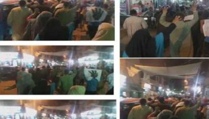 المنيا: مسيرة ليلية  بسمالوط  رفضا لحكم العسكر