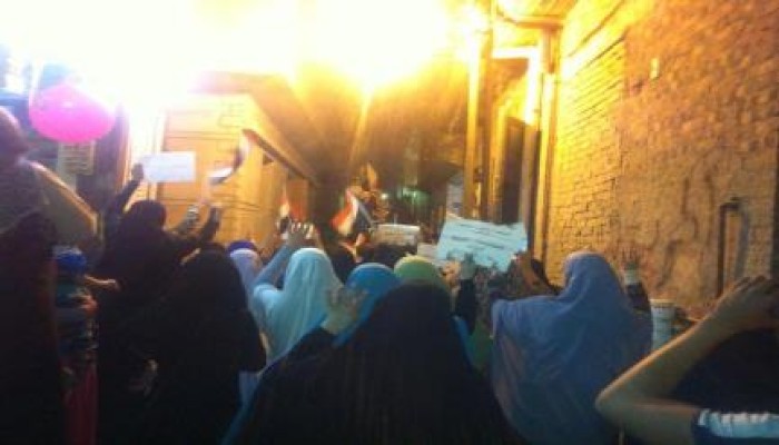 ثلاث فعاليات ليلية حاشدة لثوار دمياط تنديد بالانقلاب العسكرى