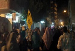 تظاهرتان ليليتان ببنى سويف ضمن أسبوع "الشعب يحيى صمود الرئيس"