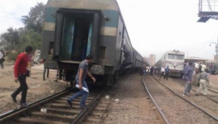 ثوار بنى سويف تتبنى حرق قطار ردا على استمرار حصار الميمون