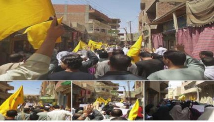 فيديو.. ثوار الفيوم ينددون بجرائم حكم العسكر