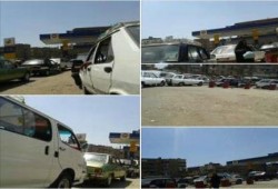 الخازوق .. سوهاج بلا بنزين وبترول الانقلاب تفشل فى توفير المواد البترولية