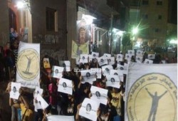 ثوار ناهيا يهتفون لشهيد استفتاء الدم: فى ذكراك لن ننساك