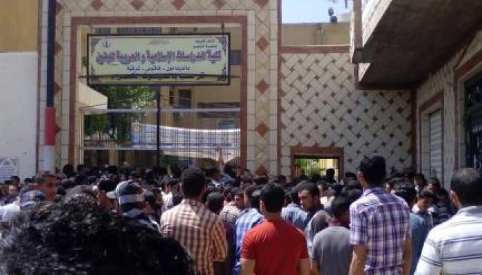 الأمن الإداري يعتدي على طلبة "أزهر الديدامون"