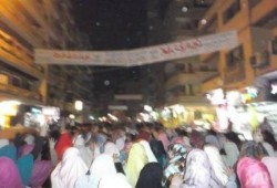 البحيرة: مسيرة ليلية لثوار "دمنهور" تدعو العمال للثورة على الانقلاب