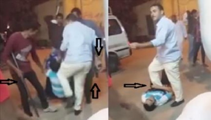فيديو.. ميلشيات أمن أسوان تسحل مواطنا بعد اعتقاله