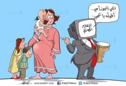 كاريكاتير : حيث تميل الريح