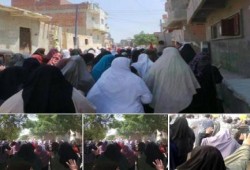 البحيرة: مسيرة نسائية حاشدة بحوش عيسي تندد بإستمرار حبس الحرائر