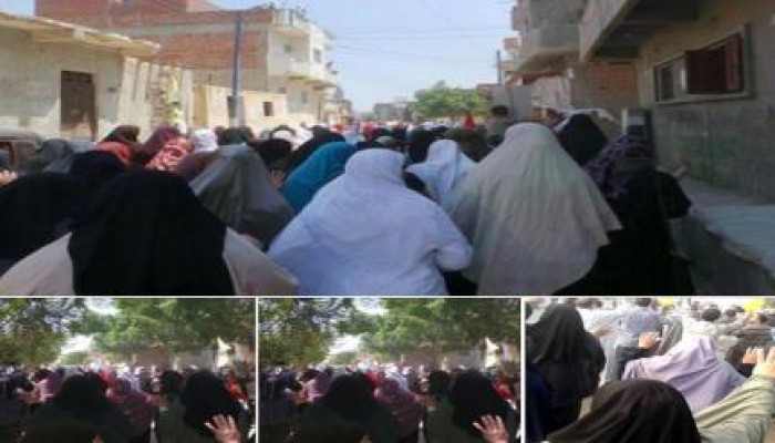 البحيرة: مسيرة نسائية حاشدة بحوش عيسي تندد بإستمرار حبس الحرائر