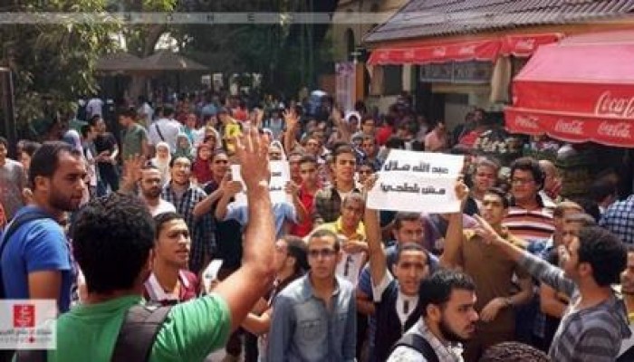 فيديو.. طلاب هندسة الإسكندرية ينددون بجرائم قوات الانقلاب