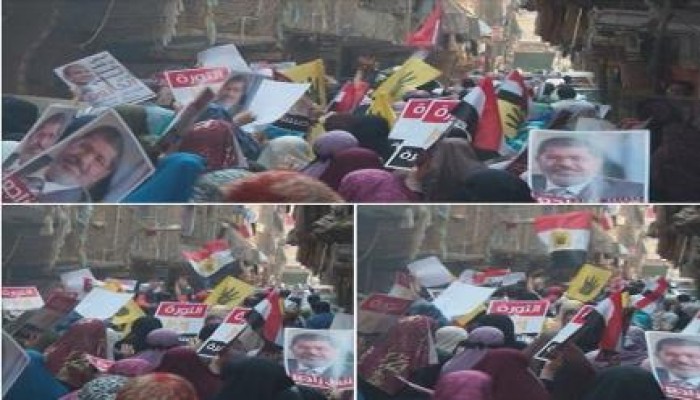 حشود ثوار المعادي تنتفض في جمعة "الثورة أقوى"