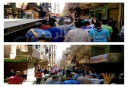 ثوار المطرية يواصلون فعالياتهم رغم اعتداءات مليشيات الانقلاب