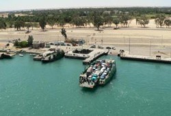 نحس الانقلاب: إنهيار جزئى بحوض قناة السويس الجديدة