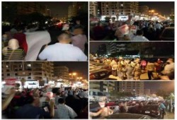 مسيرة ليلية ضخمة بمدينة نصر دعما لصمود البصارطة