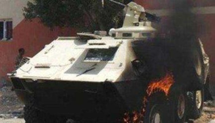 بالأسماء .. قتلى ومصابون إثر انفجار عبوة ناسفة بمدرعة للجيش في رفح