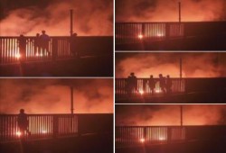 مجهولون يقطعون مطلع الطريق الدائري احتجاجا على إجرام الداخلية في حق المعتقلين