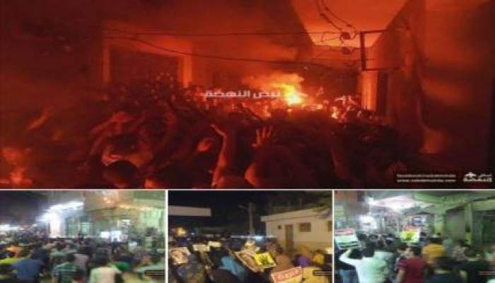 ناهيا تثور في مسيرة شعبية حاشدة ضد ظلم العسكر