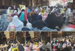 حشود ثوار المعادي بالقاهرة : لا تستسلم ننتصر أو نموت