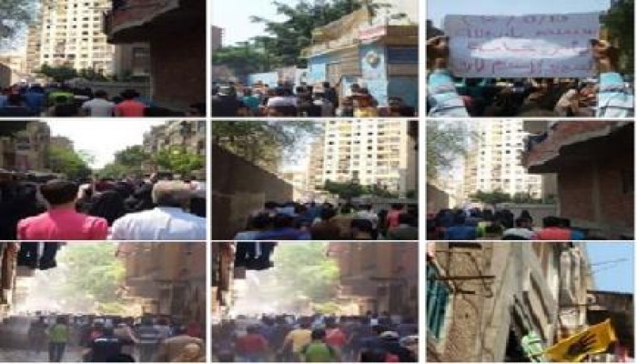 ثوار عين شمس يتحدون مليشيات الانقلاب ويواصلون فعالياتهم