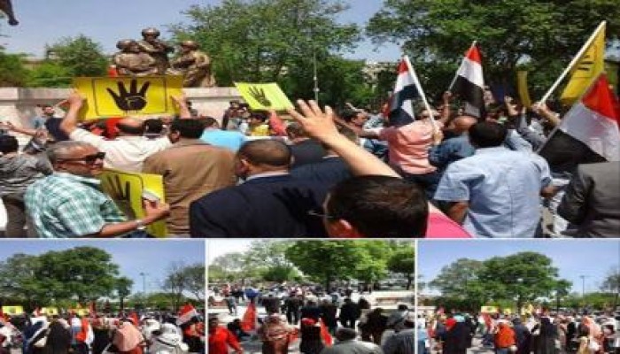 فعالية حاشدة للجالية المصرية في اسطنبول للتنديد بمحاكمة الرئيس محمد مرسي