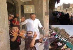 الجيزة: رداً على اقتحام أمن الانقلاب للشوبك أهالى القرية يخرجون فى مسيرة غاضبة