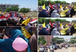 احرار ههيا والعدوة ينتفضوا  رفضا للحكم على ارادة الشعب الرئيس مرسى